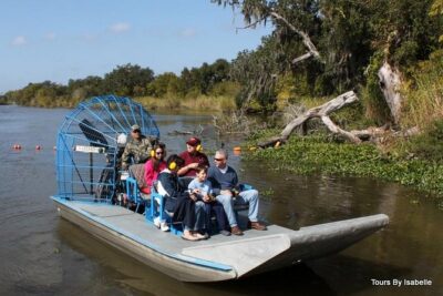 Airboat and Plantations Tour with Gourmet Lunch from New Orleans - Morning drive: Mississippi crossing, sugarcane fields, and Cajun story time