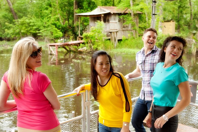Airboat Ride with Transportation from New Orleans - Boarding the airboat: what it feels like up close