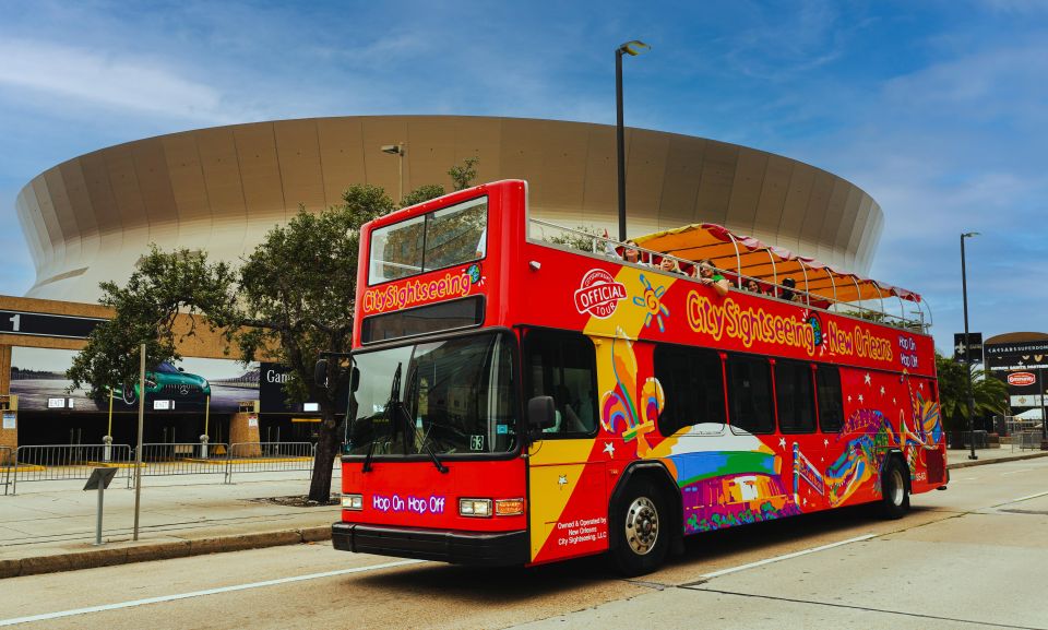 New Orleans: 2 or 3 Day Hop-On Hop-Off Bus with Walking Tour - Getting On and Off Smoothly: Stairs, Lifts, and Mobility Notes