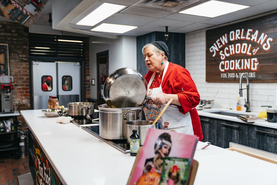 New Orleans: Cajun and Creole Cooking Class - What’s for lunch: drinks included and portions to plan for