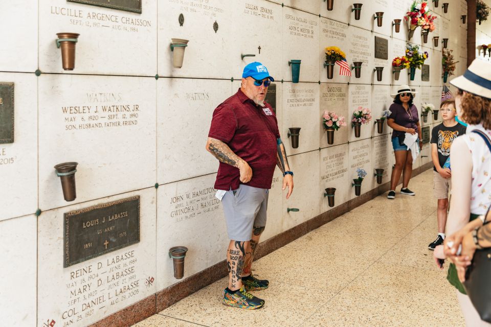New Orleans: Cemetery Tour - What You See in the Cemeteries: celebrity tombs and symbolism