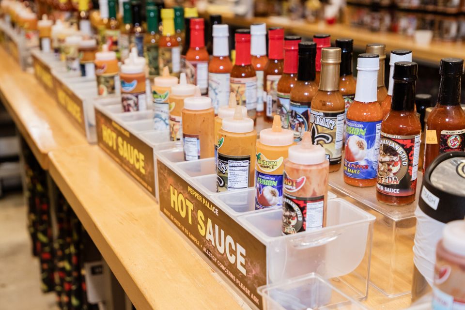 New Orleans: Combo Cocktail and Food History Tour - NOLA Sauce Bar: Cajun heat, unlimited samples, and a free bottle of seasonings