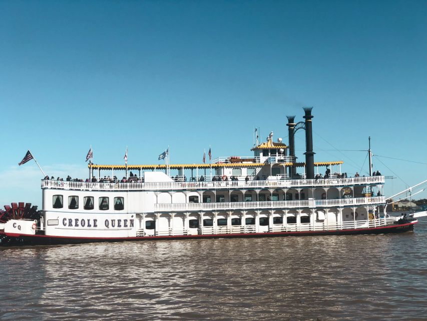 New Orleans: Creole Queen History Cruise with Optional Lunch - The 10-minute start and the Mississippi River cruise that sets the stage