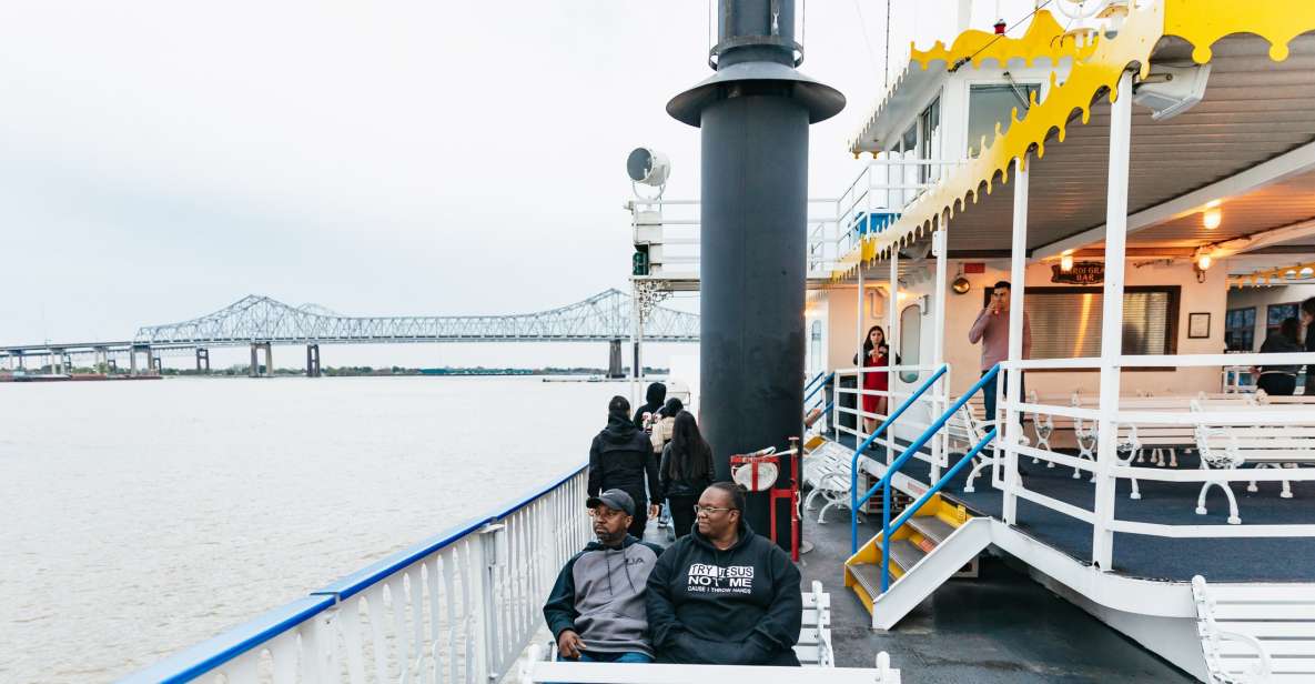 New Orleans: Evening Jazz Boat Cruise with Optional Dinner - Climbing aboard the Paddlewheeler Creole Queen for a 2-hour night on the Mississippi
