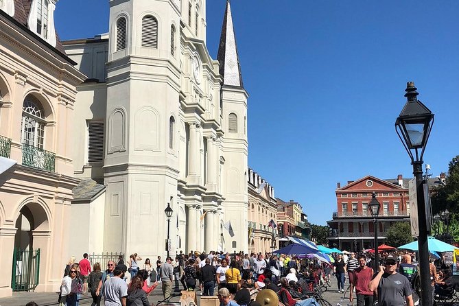 New Orleans Small-Group City and Cemetery Tour with Hotel Pickup - St. Louis Cemetery No. 3: tombs, symbols, and above-ground burial