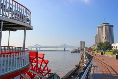 New Orleans Steamboat Natchez Jazz Cruise - Where You Board: Toulouse Street Wharf Meets Riverboat Theater