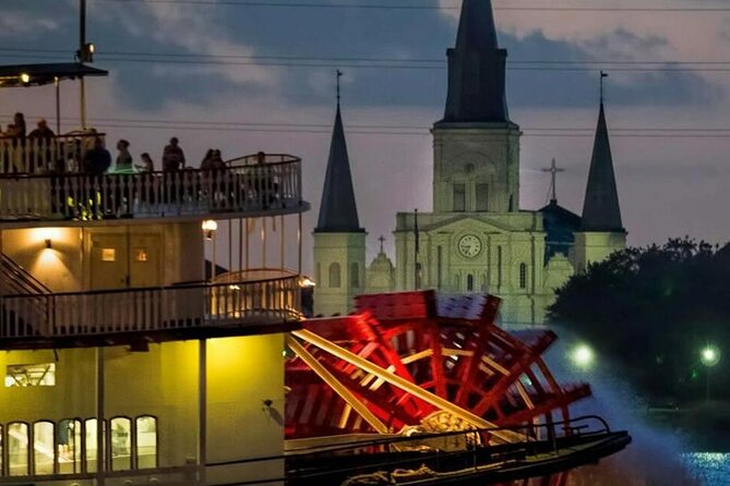 New Orleans Steamboat Natchez Jazz Cruise with Dinner Option - Stop 1: the ship-side hour, plus Calliope and old-river details