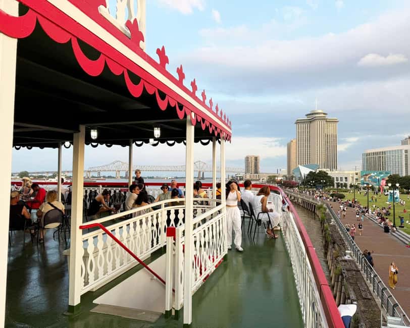 New Orleans: Sunday Steamboat Jazz Cruise with Brunch Option - The 2-hour Mississippi River cruise: what you actually get to see