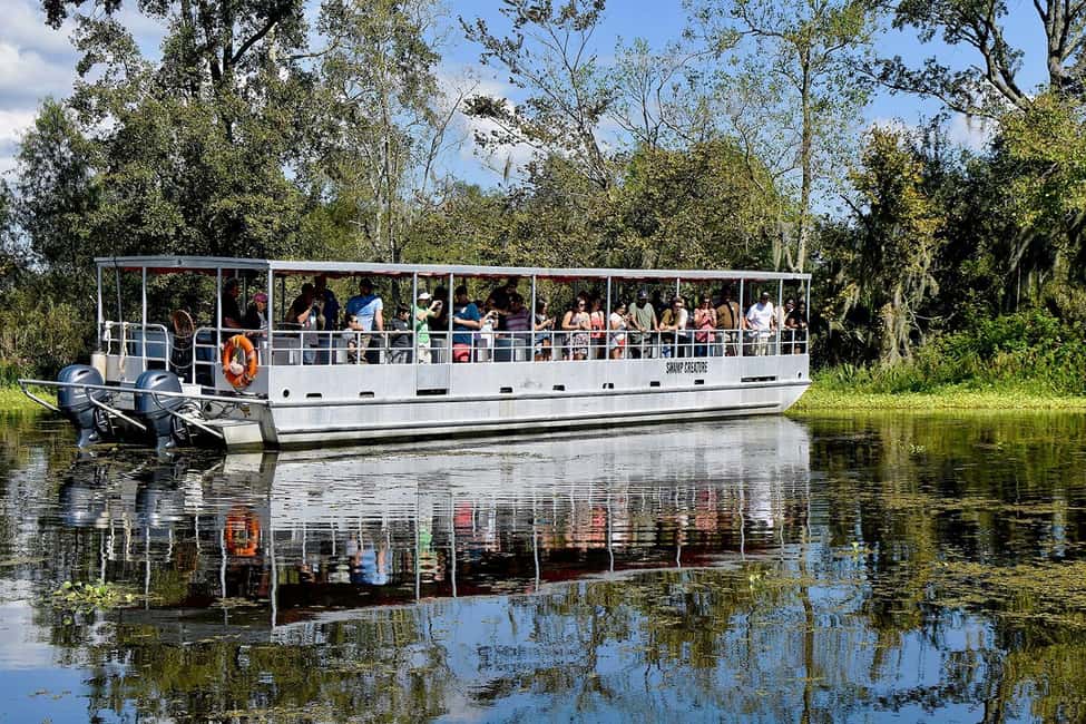 New Orleans: Swamp & Bayou Boat Tour with Transportation - Cruising the Barataria Preserve on a custom swamp pontoon