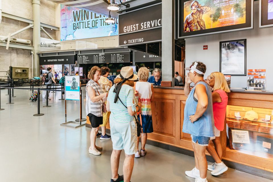 New Orleans: The National WWII Museum Ticket - U.S. Freedom Pavilion: catwalks, the B-17E, and wartime vehicles