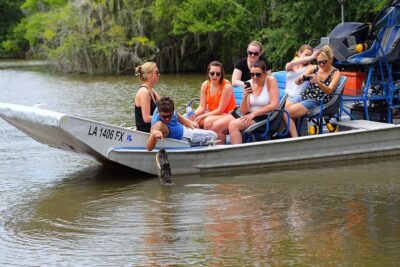 Small-Group Airboat Swamp Tour with Downtown New Orleans Pickup - On the Water: Speed Bursts, Picture Stops, and Wildlife Viewing