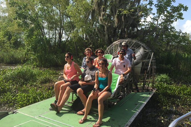 Small-Group Bayou Airboat Ride with Transport from New Orleans - From French Quarter pick-up to Bayou Segnette State Park