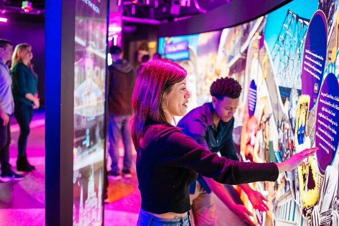Vue Orleans: Observation Deck Entry Ticket - Touchless exhibits on the way up: Irma Thomas and the Story Café